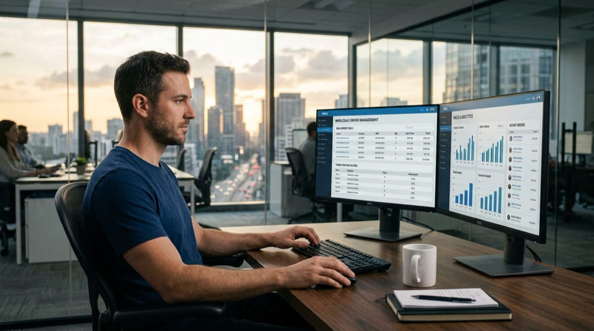 Enterprise B2B Wholesale Portal Management Dashboard